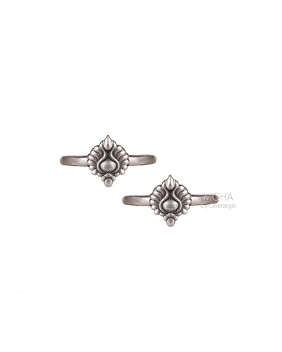 Pankhudi Silver Toe Rings by MOHA