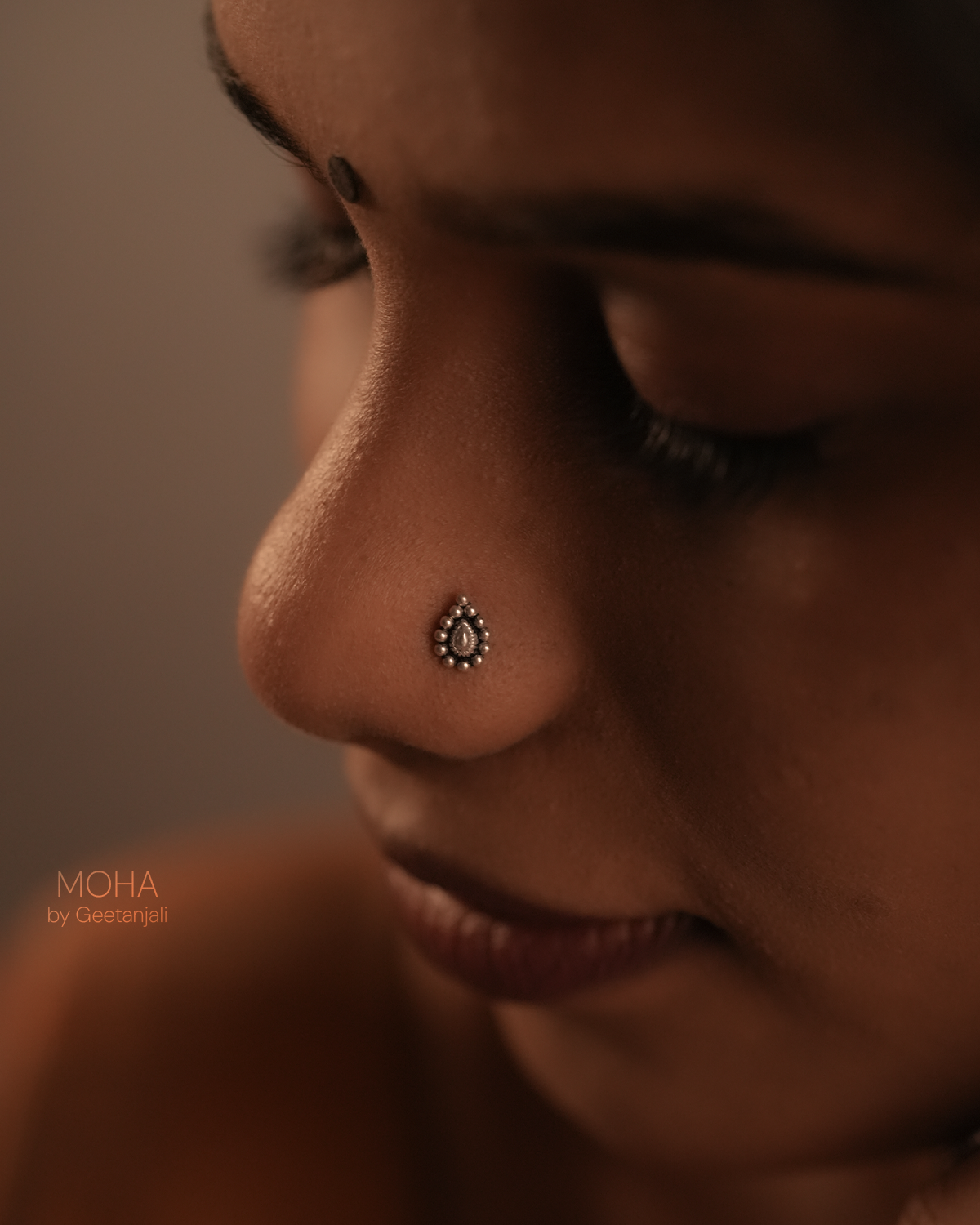 Panna Silver Nosepin by MOHA