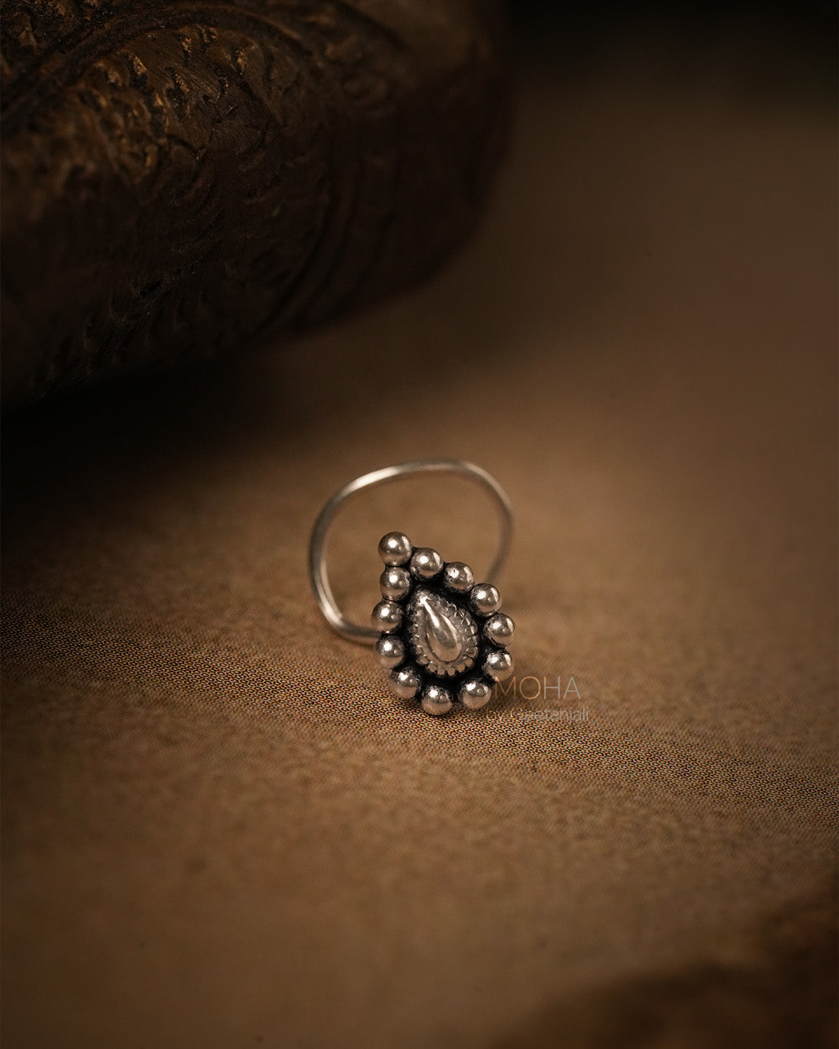 Panna Silver Nosepin by MOHA