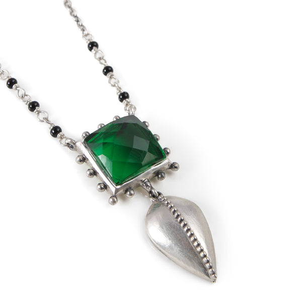 Panna Silver Mangalsutra by MOHA