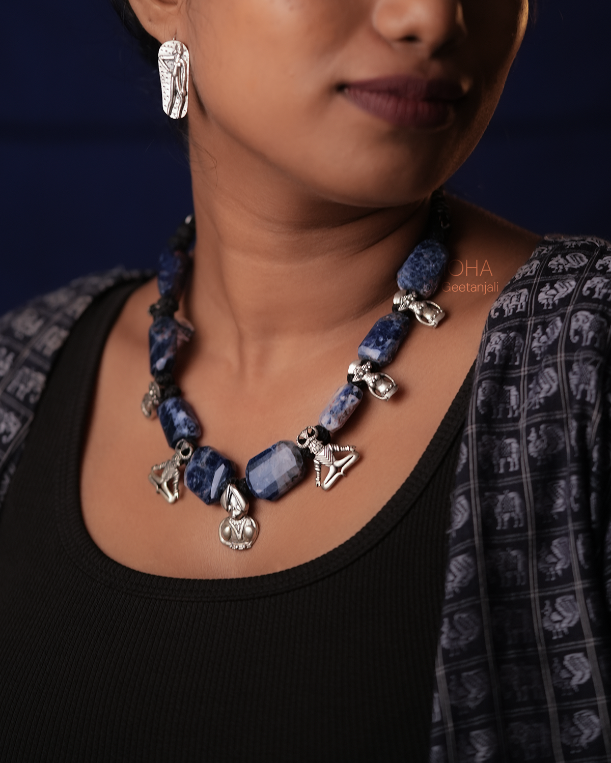 Pashupati Silver Necklace By Moha