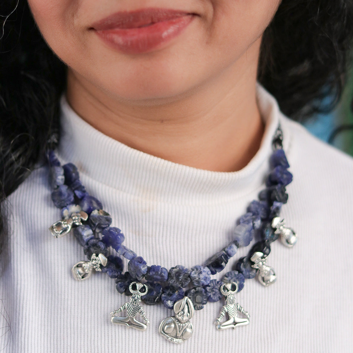 pashupati silver necklace by moha