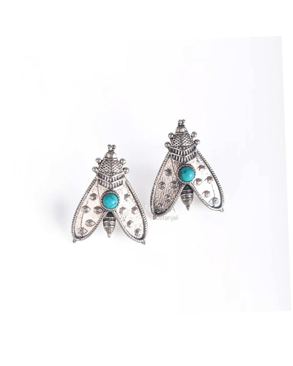Patanga Silver stud Earring (Small) By Moha