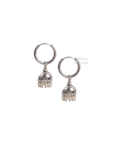 Pearl Jhumki Hoops by MOHA