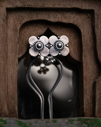 Phooljhadi Silver Hairpin by MOHA