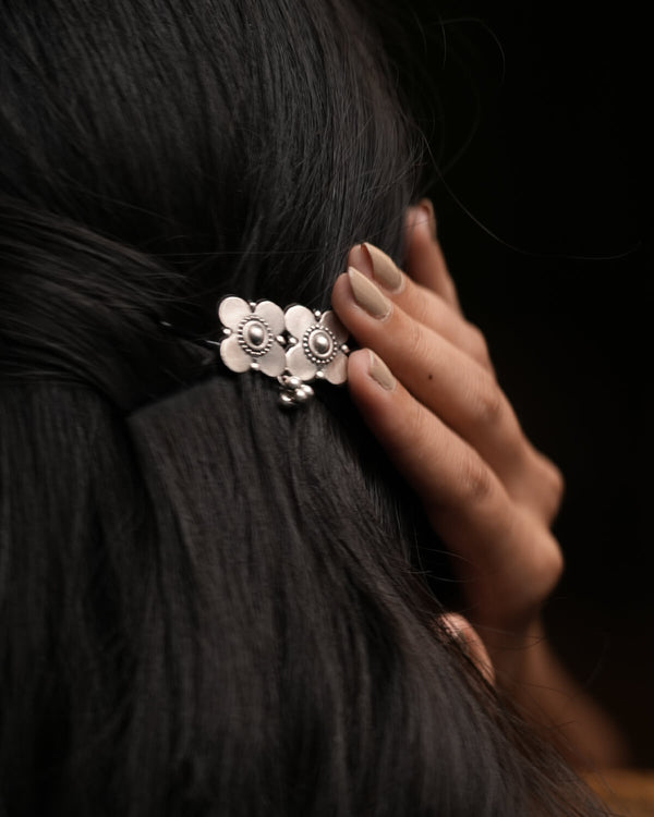 Phooljhadi Silver Hairpin by MOHA