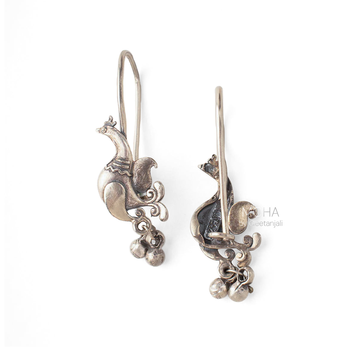 Pihu Silver Bugadi Earrings by MOHA