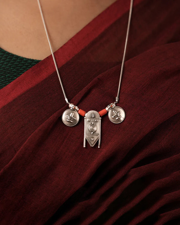 Pinakin Taali Silver Chain by MOHA