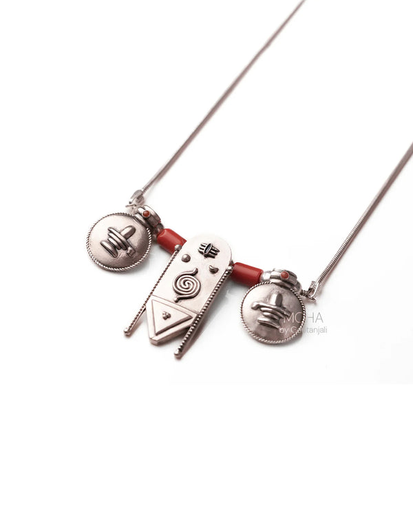 Pinakin Taali Silver Chain by MOHA