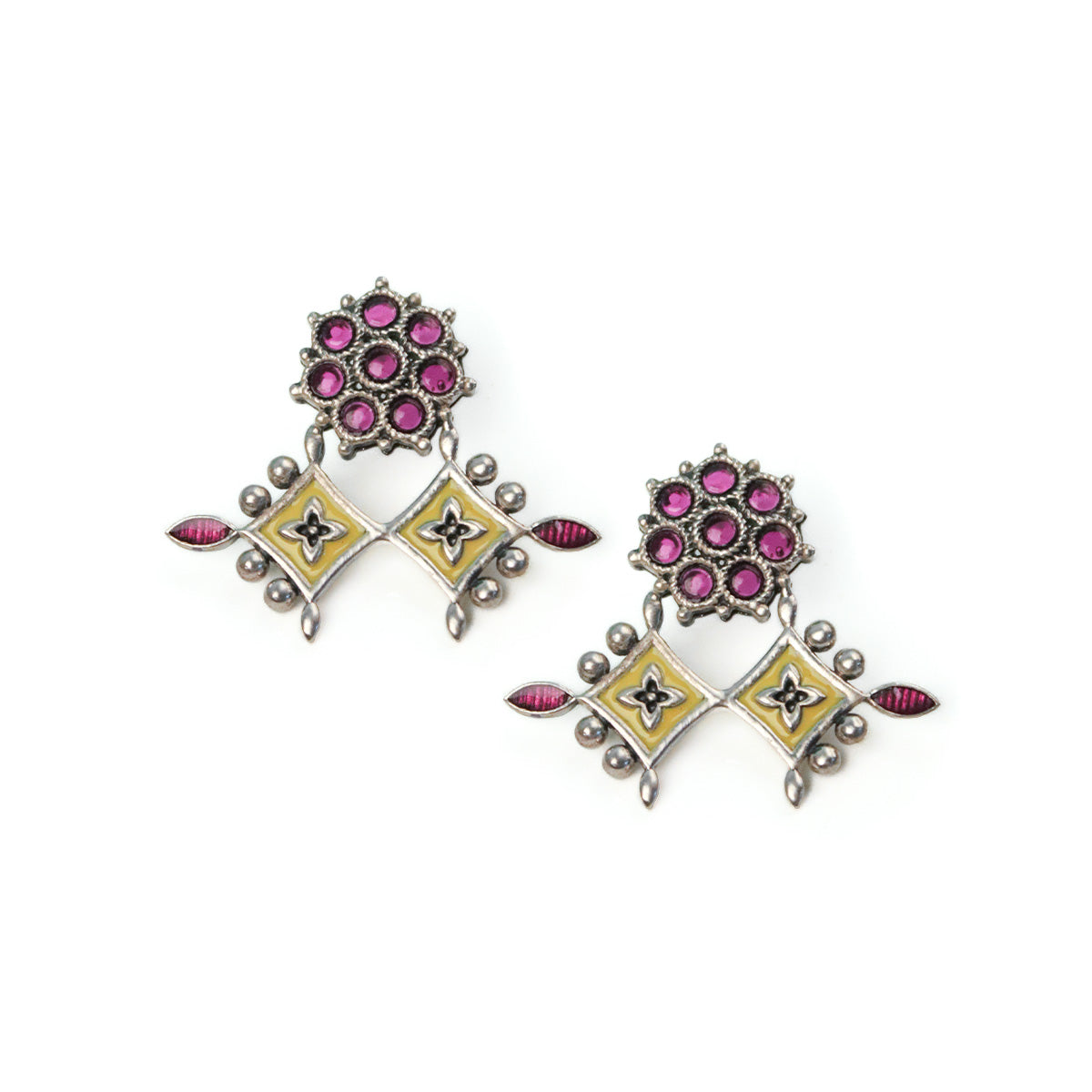 prakriti silver earrings by moha