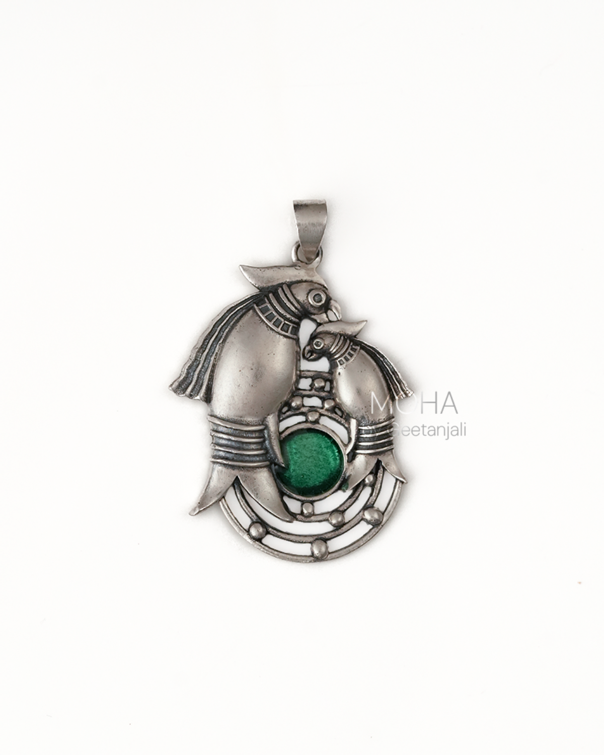 Prem Silver Pendant by Moha (Only Pendant)