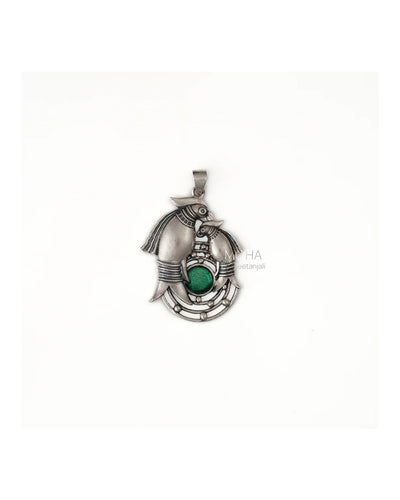 Prem Silver Pendant by Moha (Only Pendant)