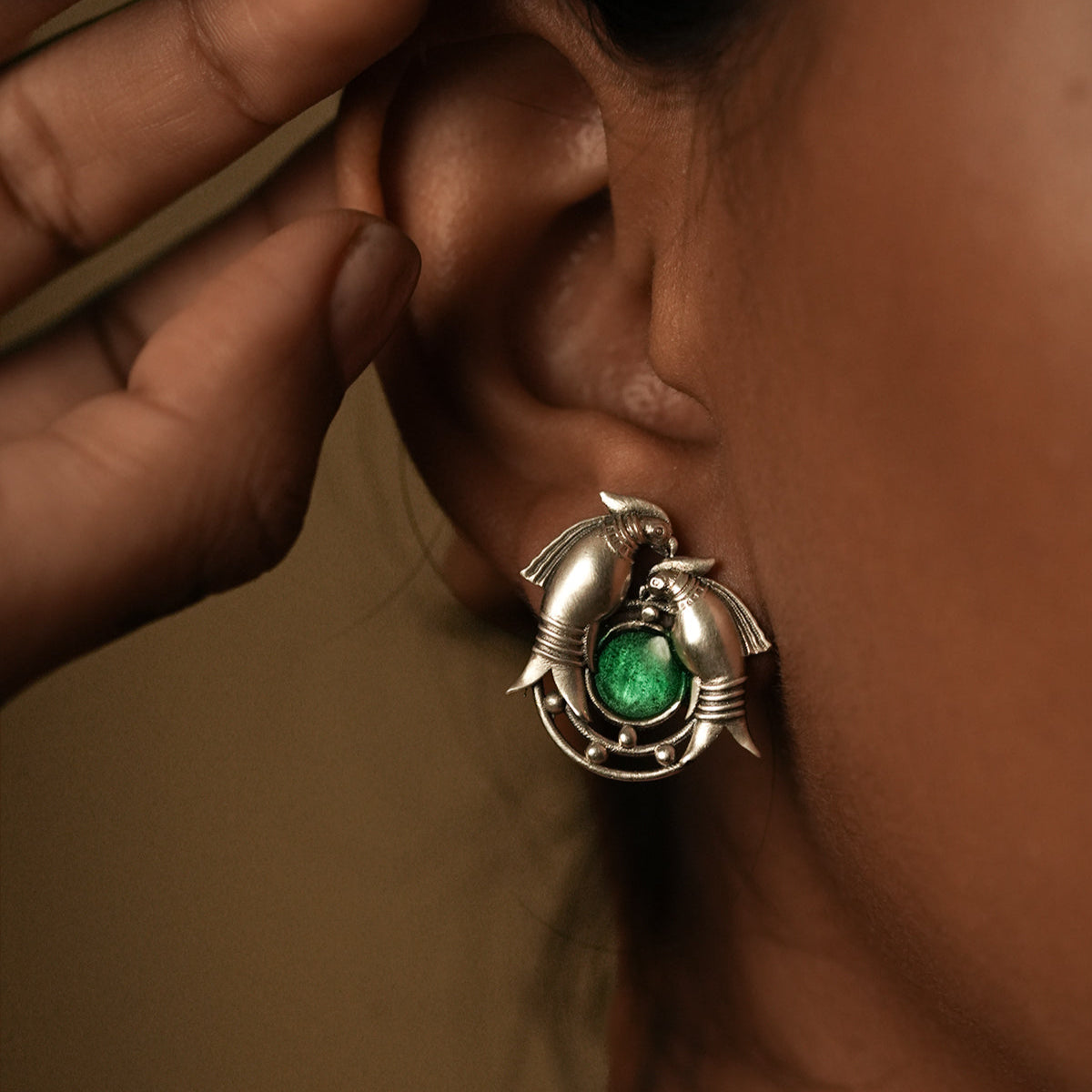 Prem Silver Earrings by MOHA