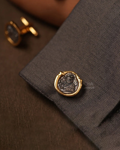 Priest King Silver Cufflinks by MOHA