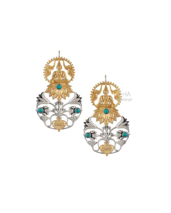 Pruthvi Silver Earrings by MOHA