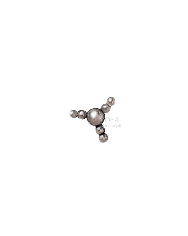 Rachna Silver Nosepin by MOHA