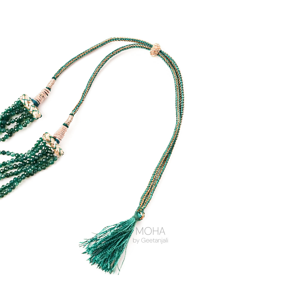Rangeen Silver Choker by MOHA