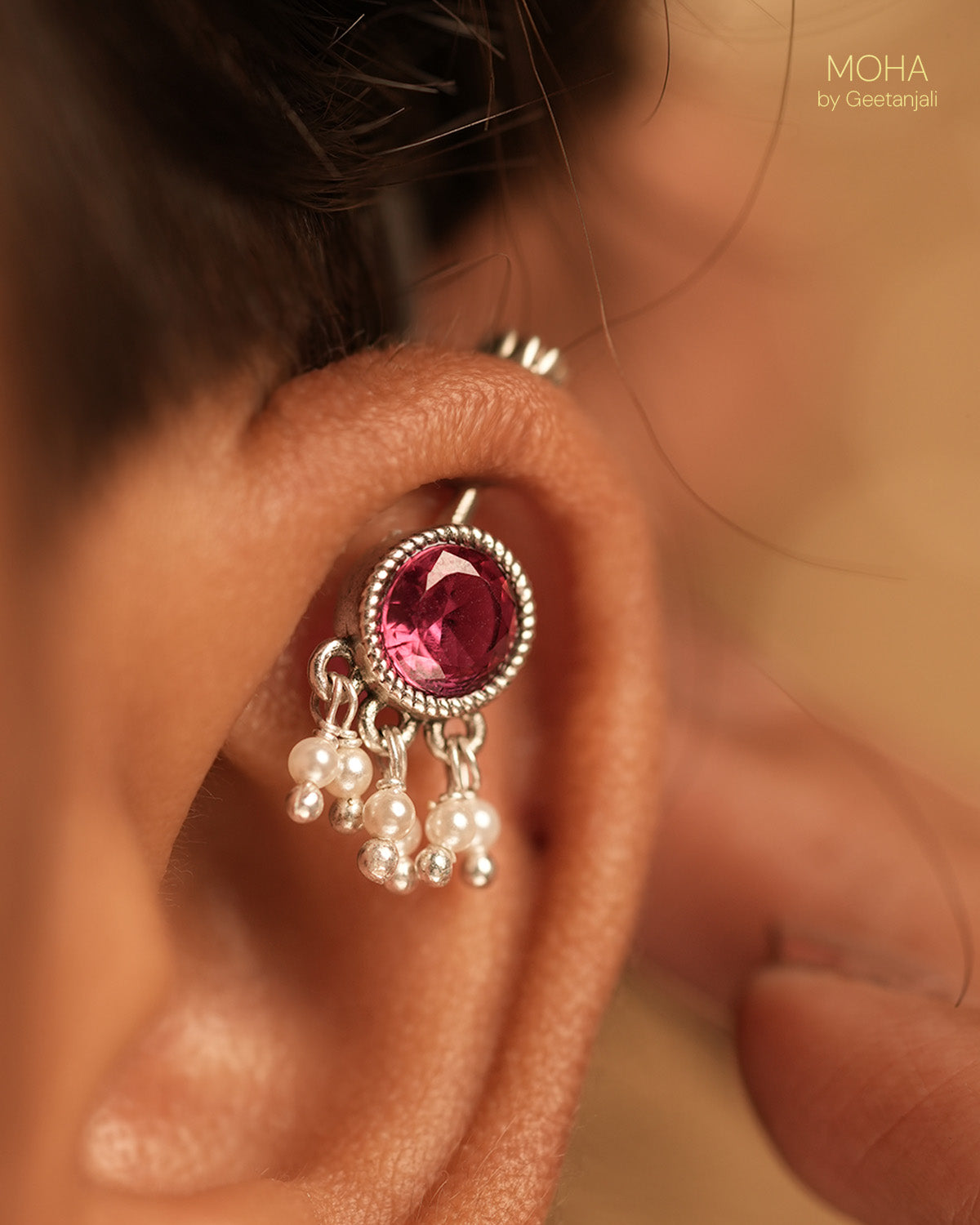 Rani Silver Bugadi by MOHA