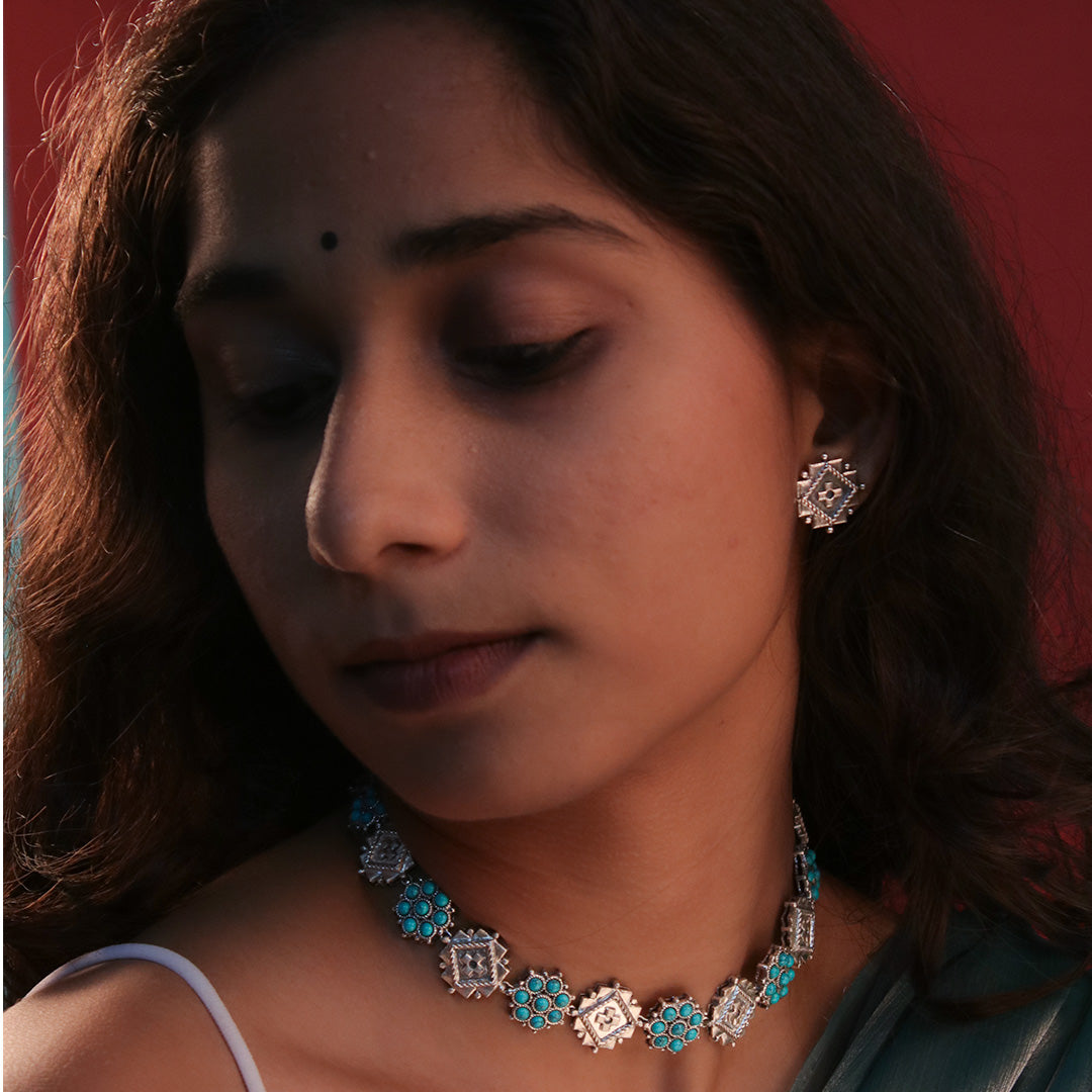 ratnashakha silver earrings by moha