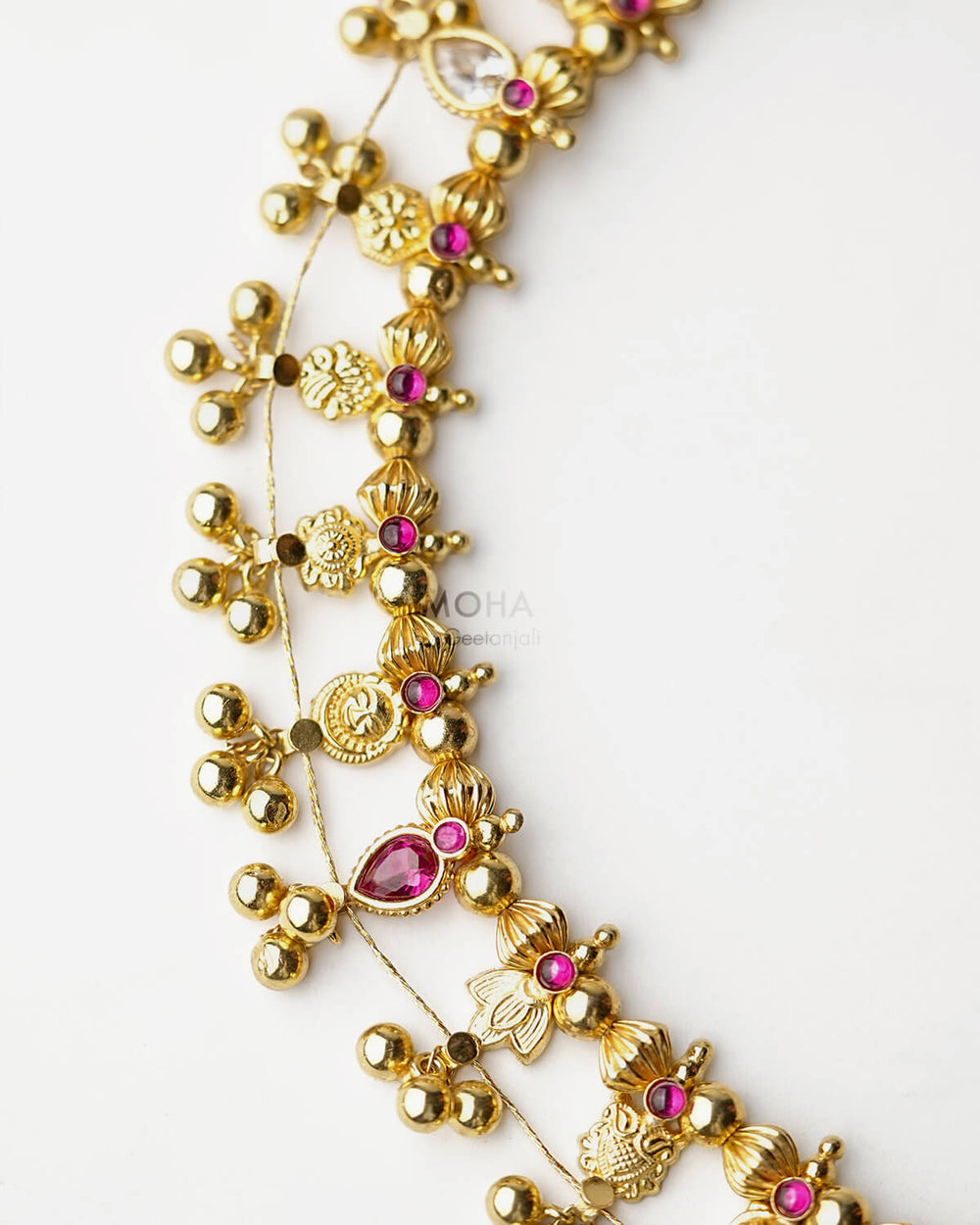 Ratna Saaj Necklace Gold Plated by MOHA