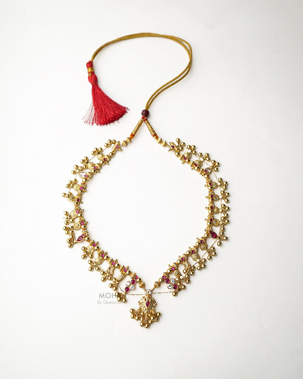Ratna Saaj Necklace Gold Plated by MOHA