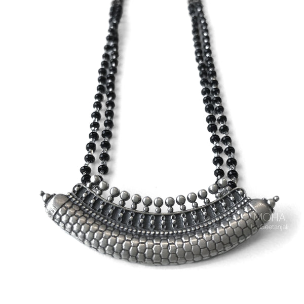 Reha Silver Mangalsutra by MOHA