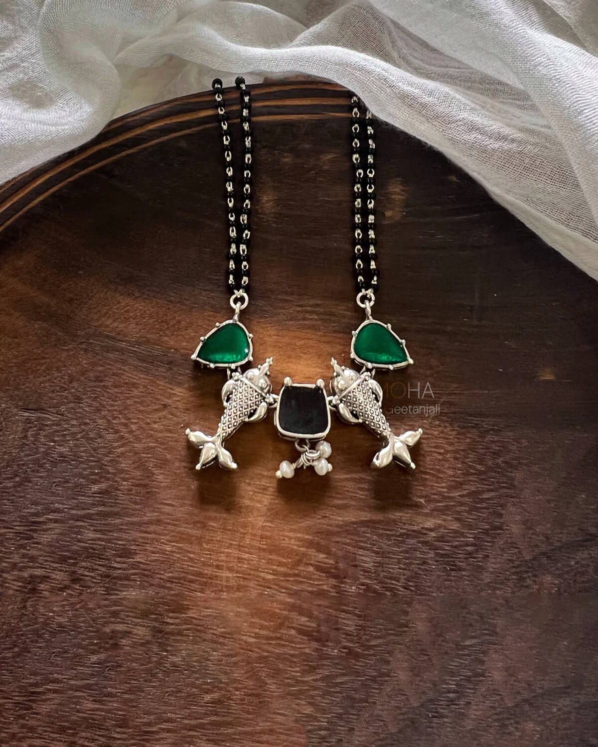 Roha Silver Mangalsutra By Moha