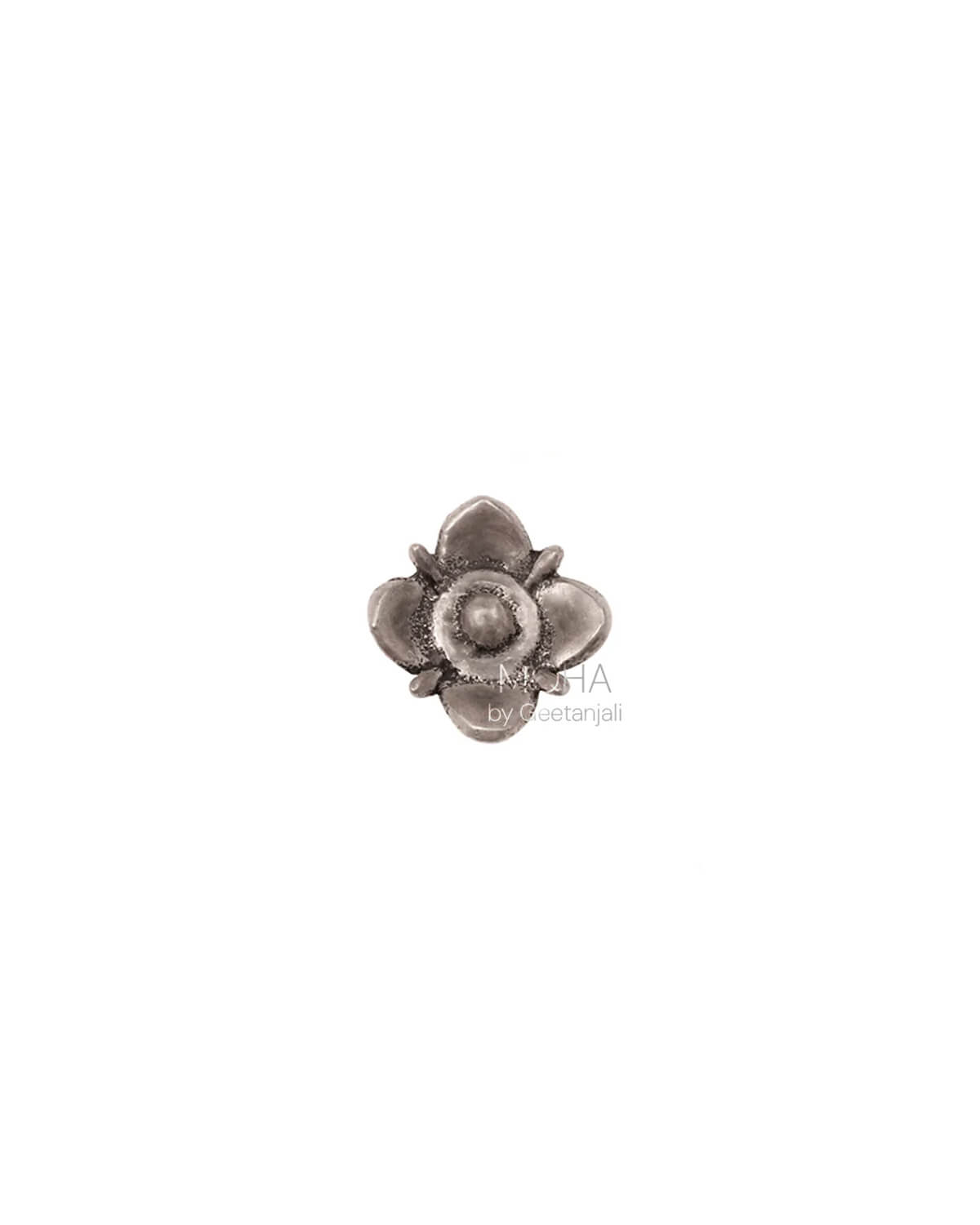 Ruhi Silver Nosepin by MOHA