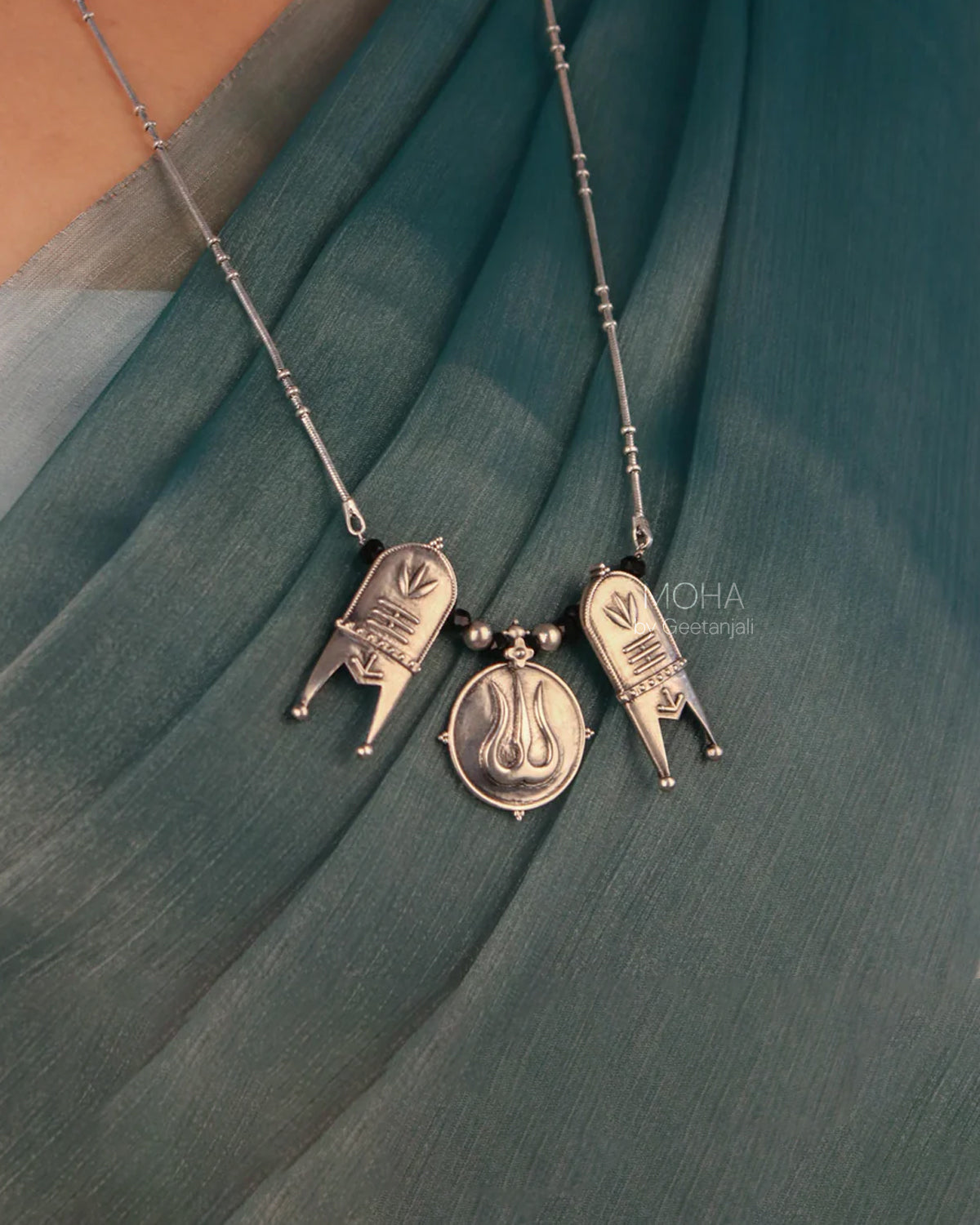 Sadashiv Taali Silver Chain by MOHA