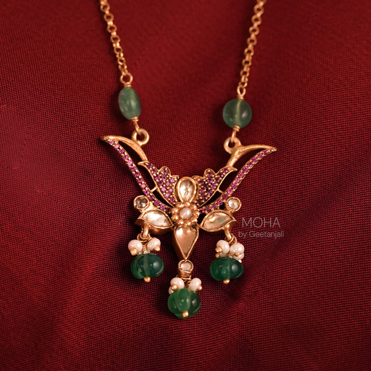 Samaira Silver Necklace By MOHA