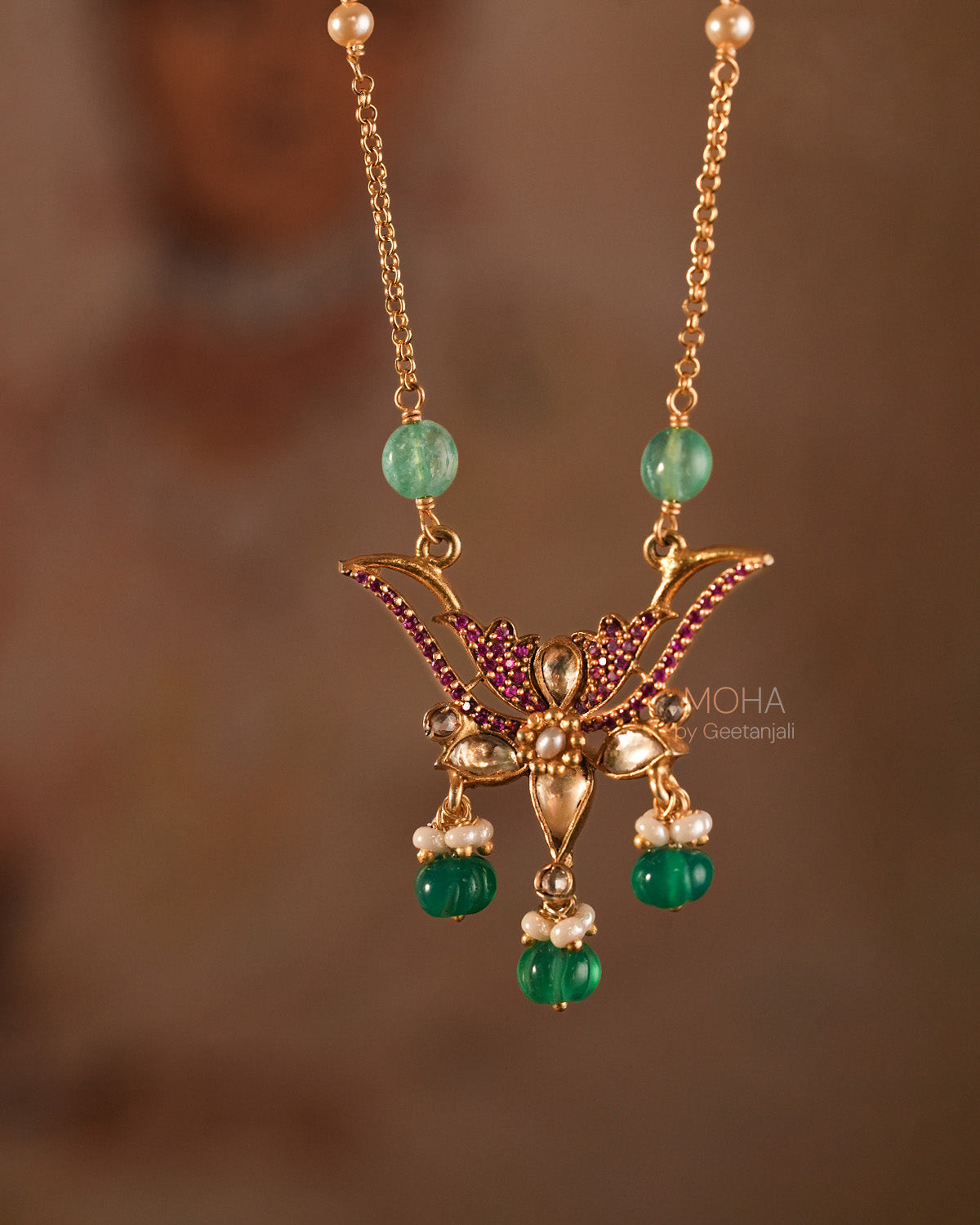 Samaira Silver Necklace By MOHA