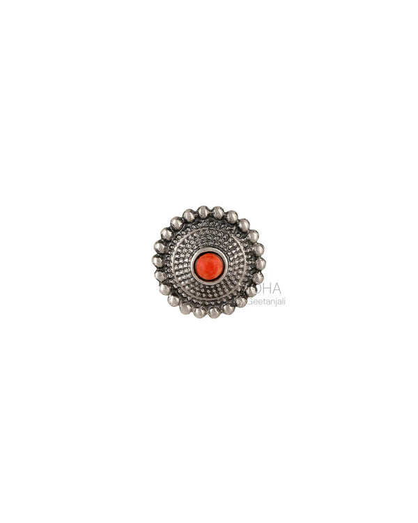Sara Silver Nose Pin by MOHA