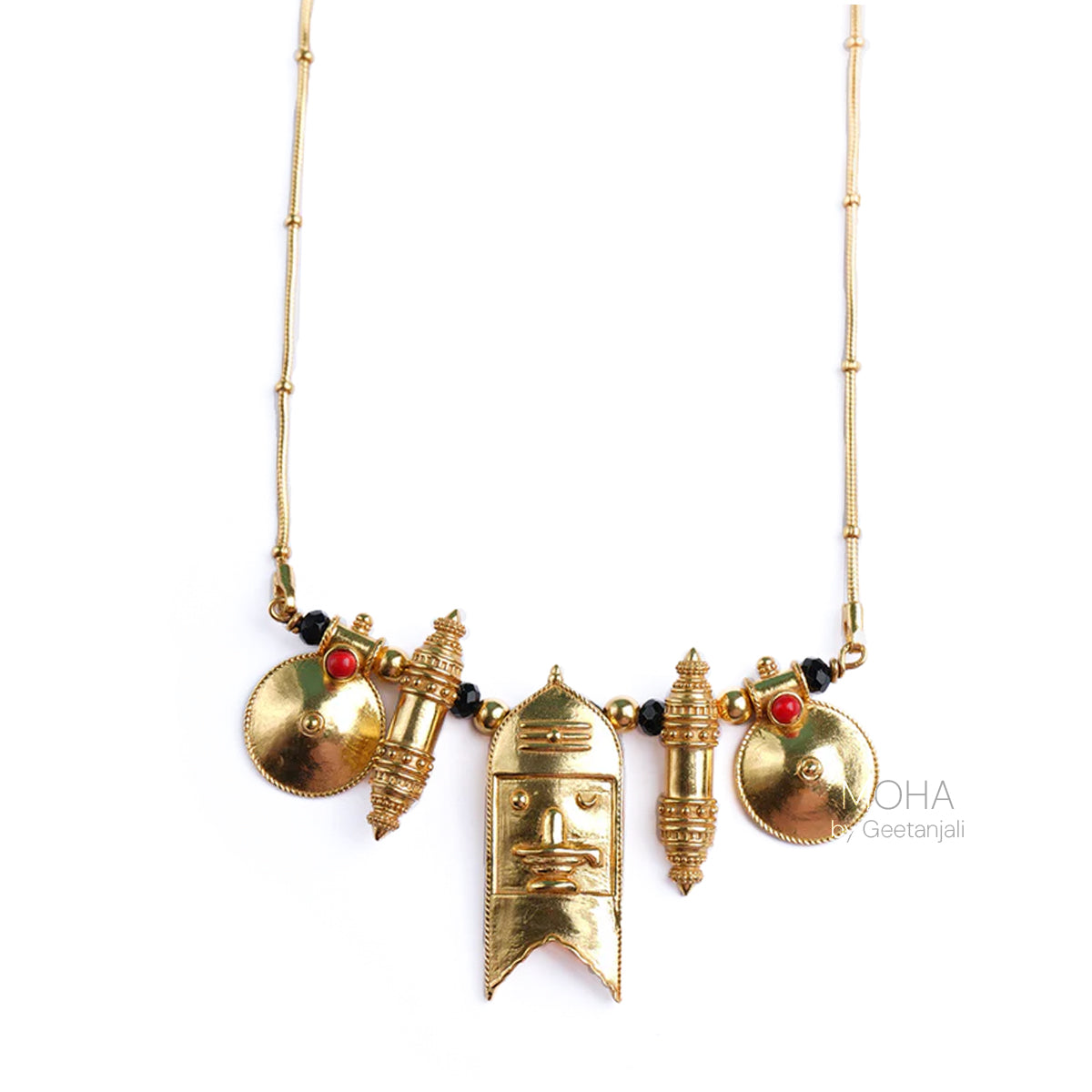 Shakti Silver Taali Chain [Gold Plated] by MOHA
