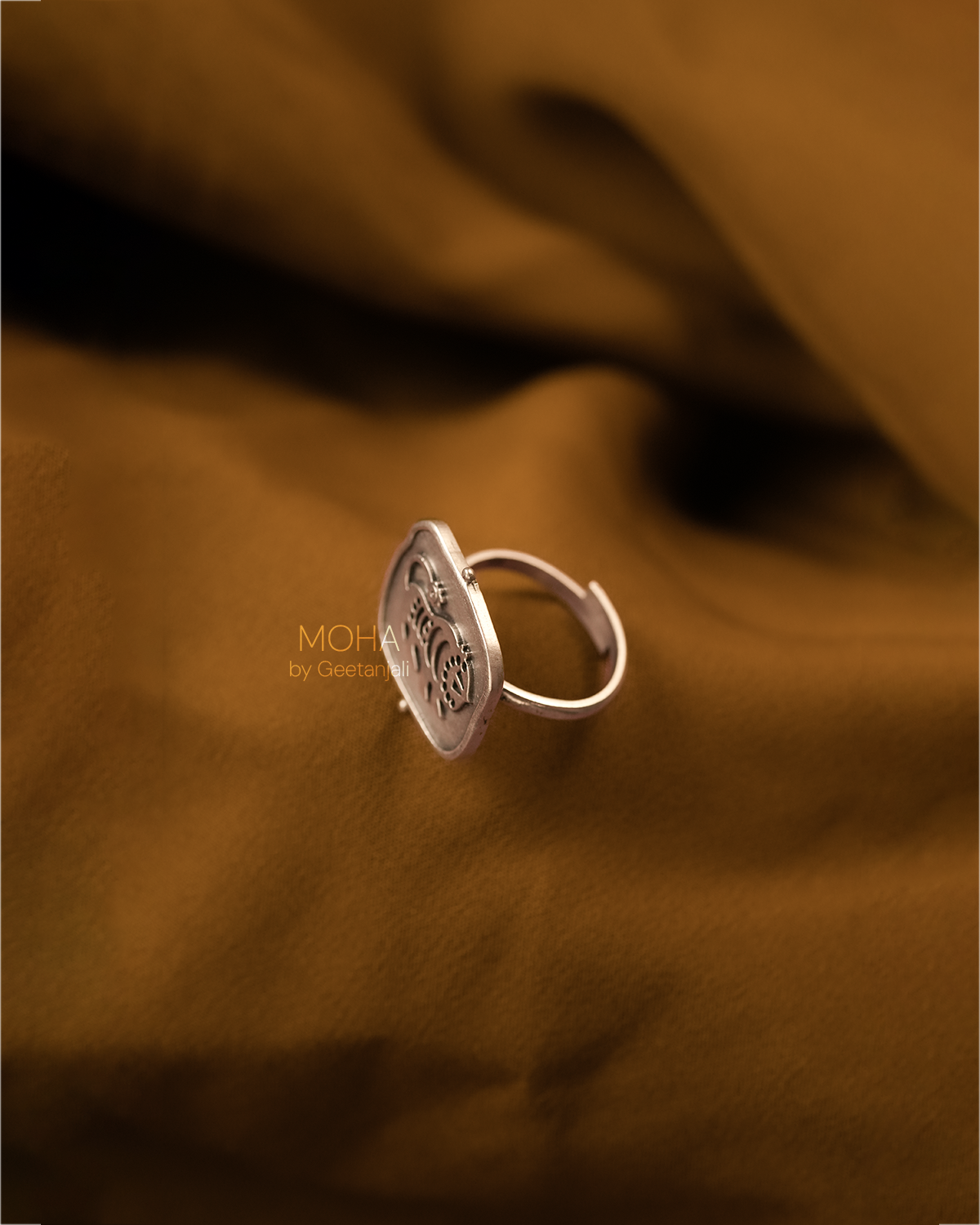 Shardul Silver Finger Ring by MOHA