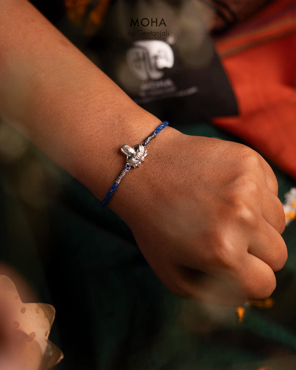 Shivling Silver Rakhi by Moha
