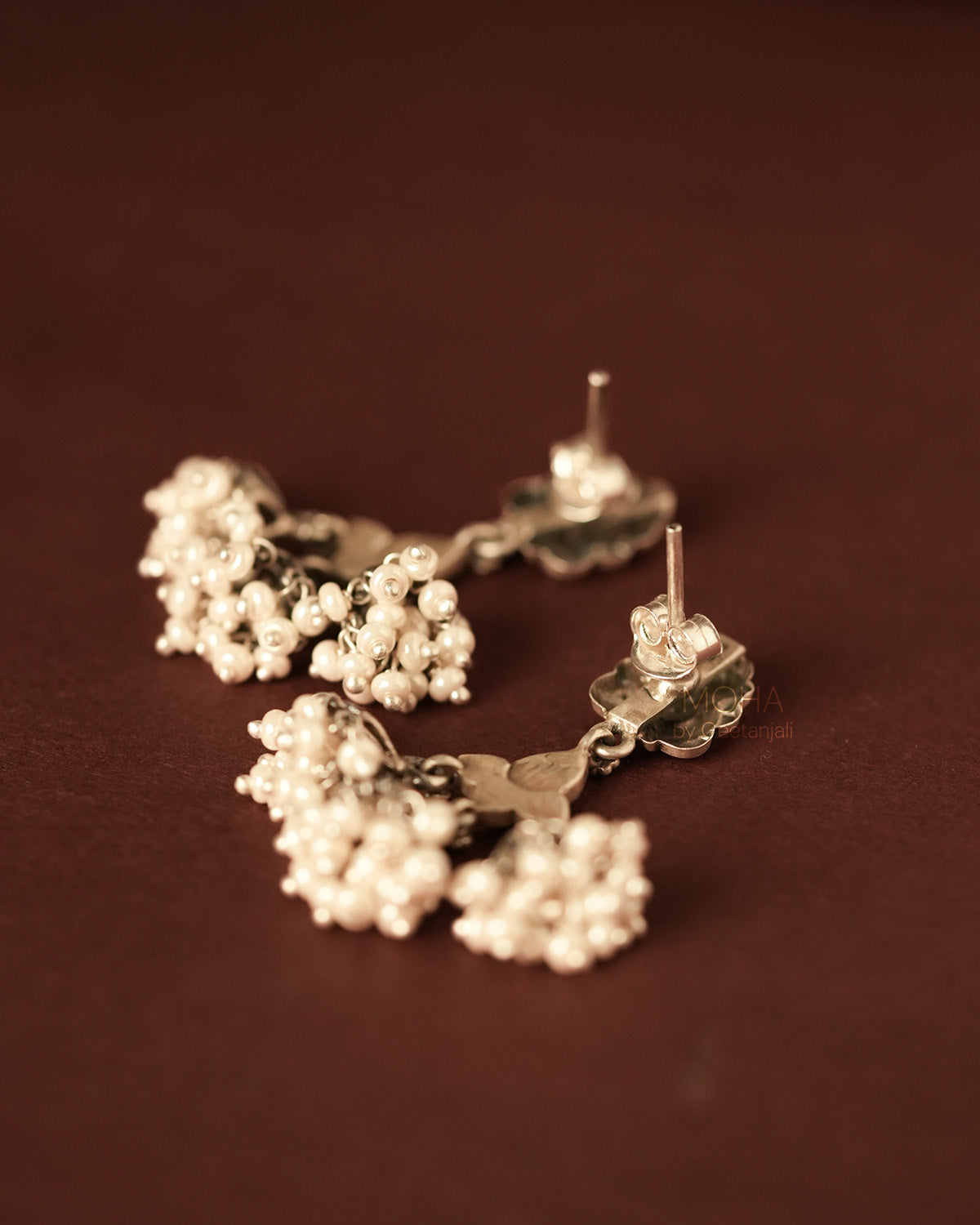 Shobha Silver Earrings by MOHA