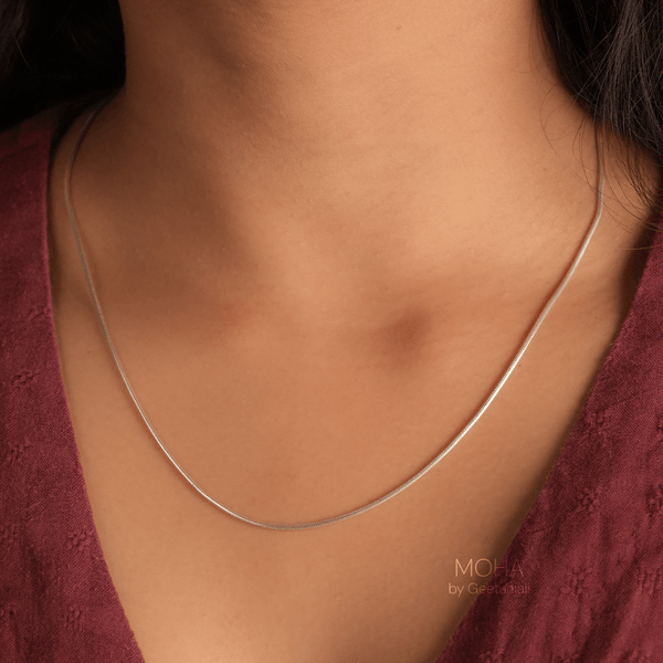 Silver Snake Chain by MOHA