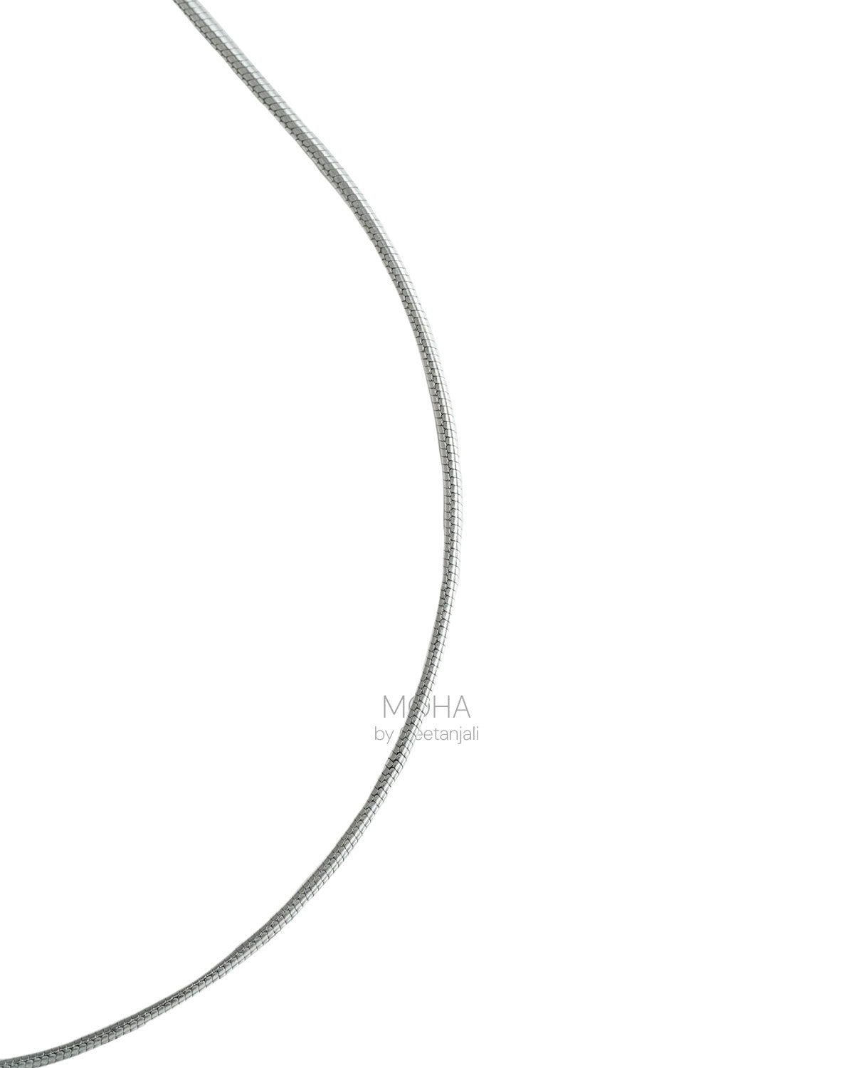 Silver Snake Chain by MOHA