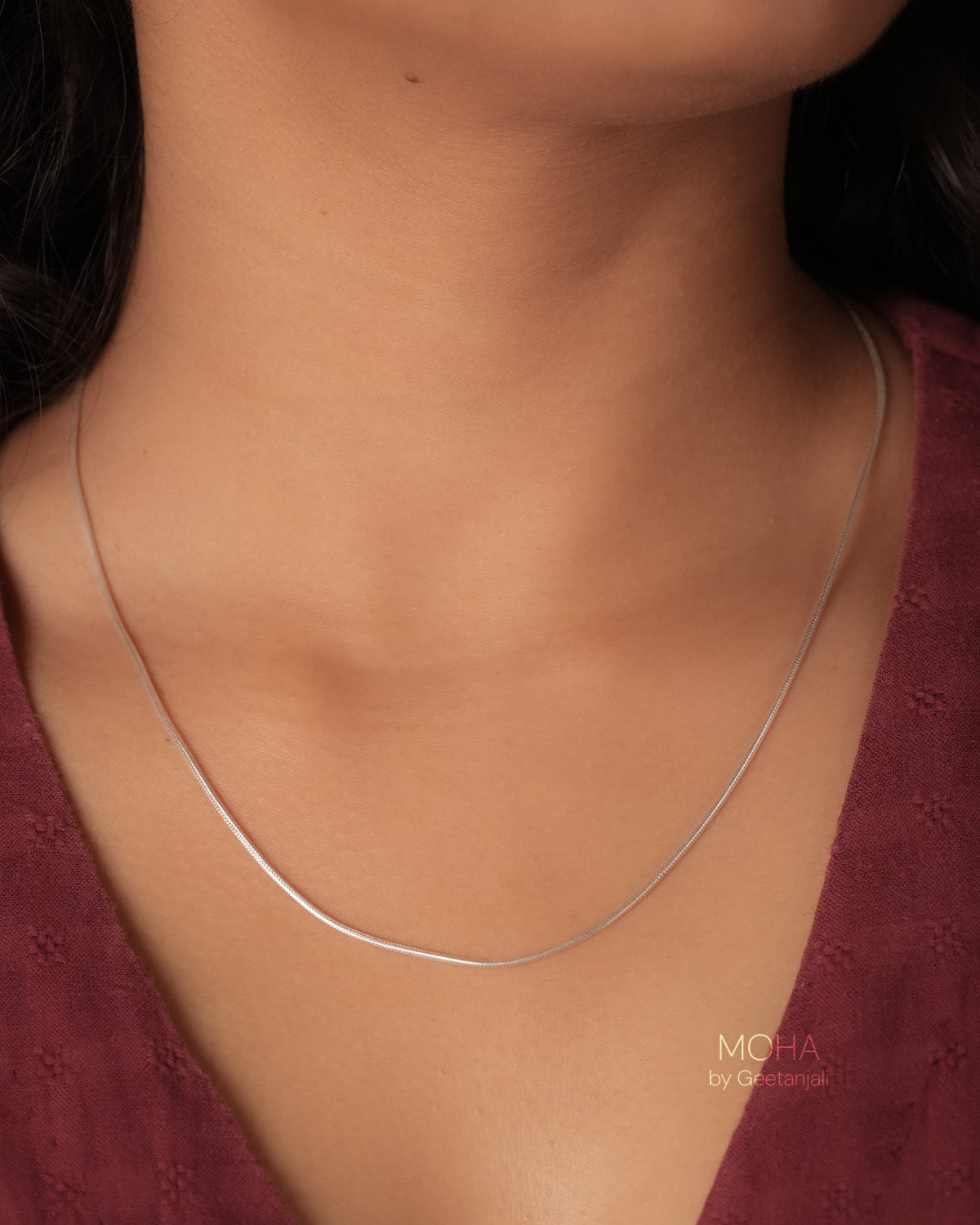 Silver Snake Chain by MOHA