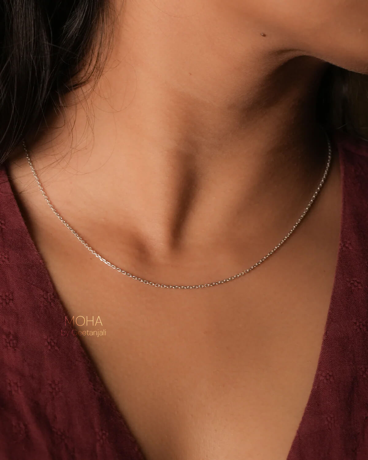 アクセサリー Anchor Chain Necklace_2.5mm(SILVER) Buy Silver Anchor Chain by MOHA Online by MOHA
