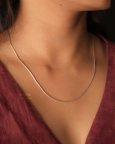 Silver Snake Chain by MOHA