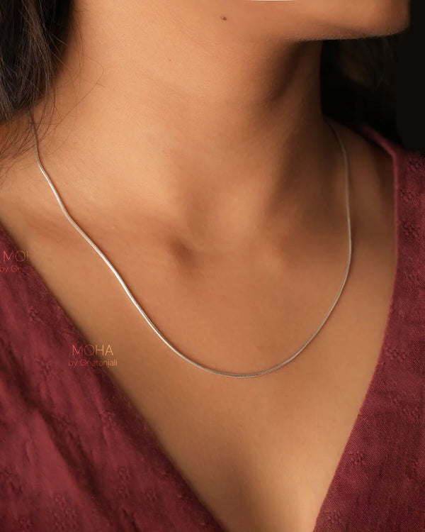 Silver Snake Chain by MOHA