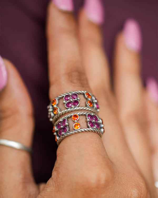 Sitabo Silver Finger Ring by Moha