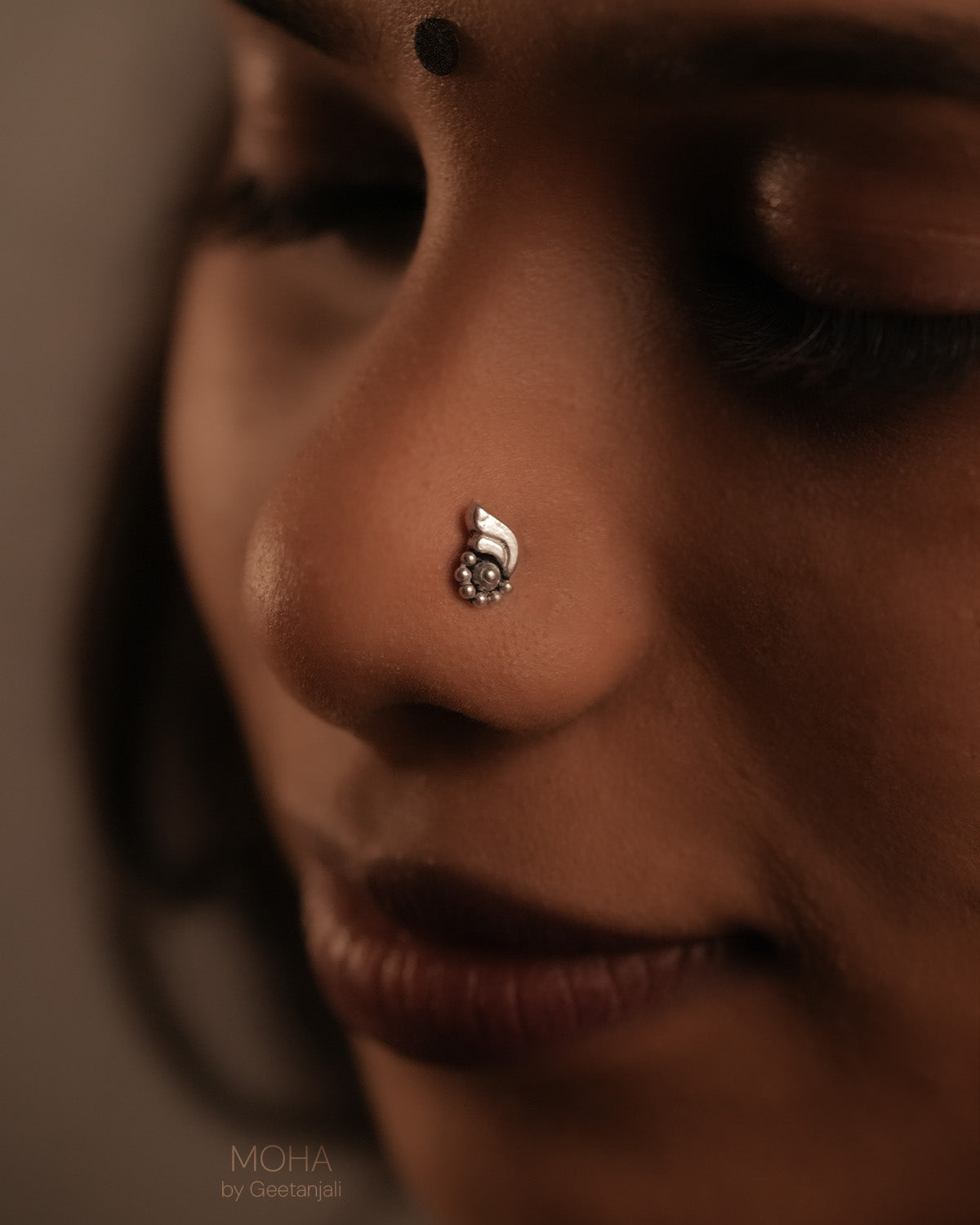 Suman Silver Nosepin by MOHA