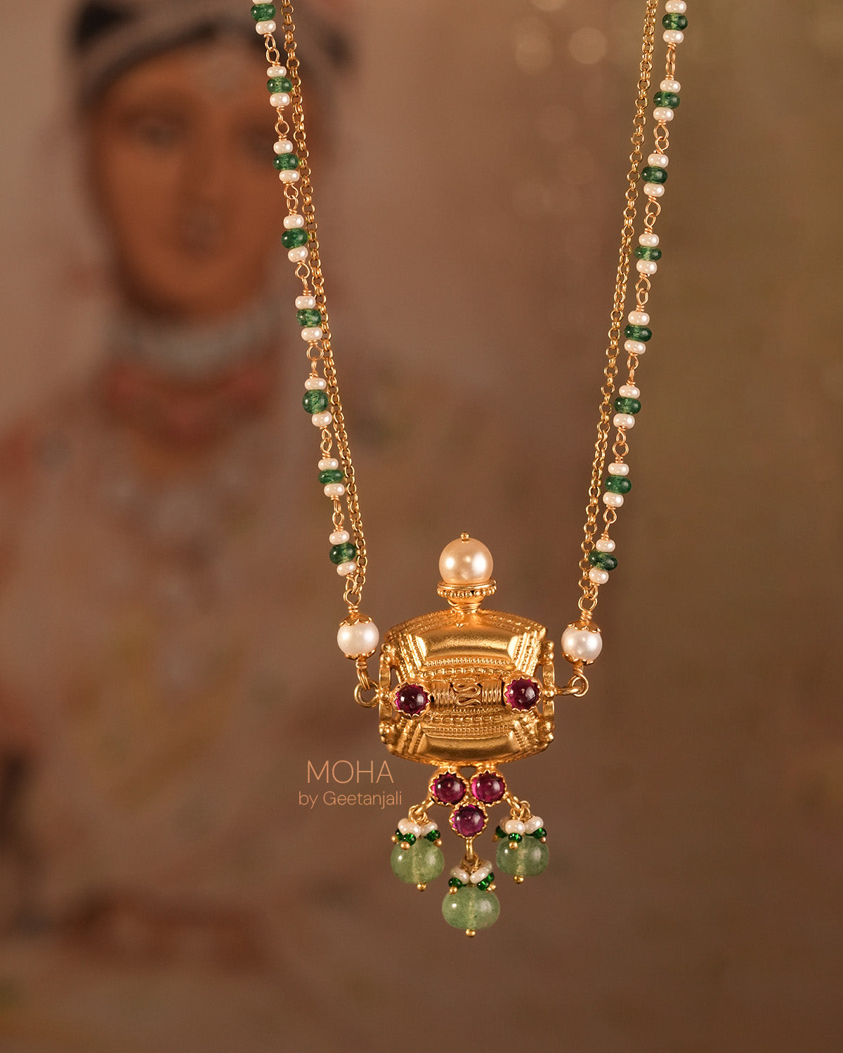 Sumukh Silver Pendant with Chain by MOHA