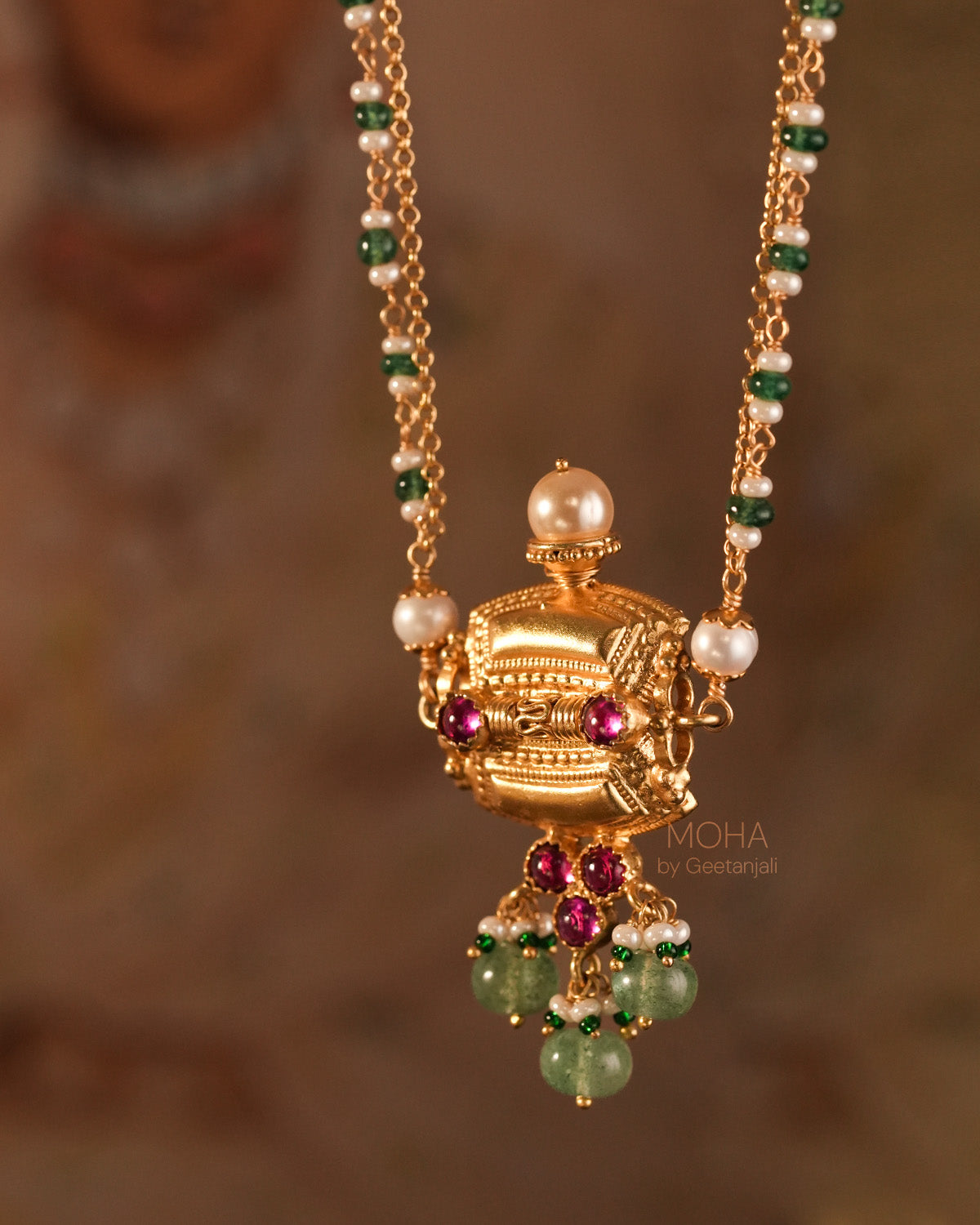Sumukh Silver Pendant with Chain by MOHA