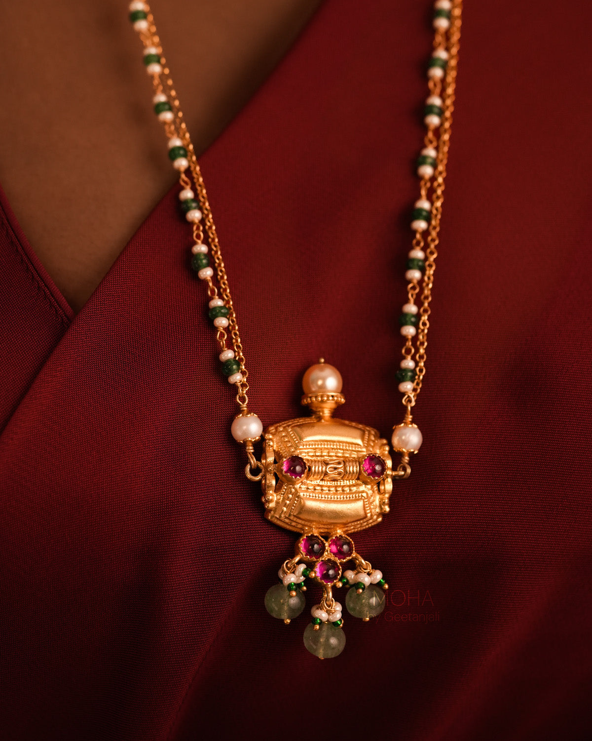 Sumukh Silver Pendant with Chain by MOHA