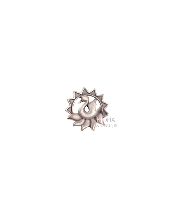 Swan Silver Nose Pin by MOHA
