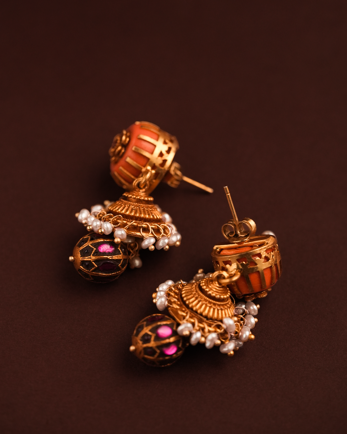 Swarangi Silver Earrings by MOHA