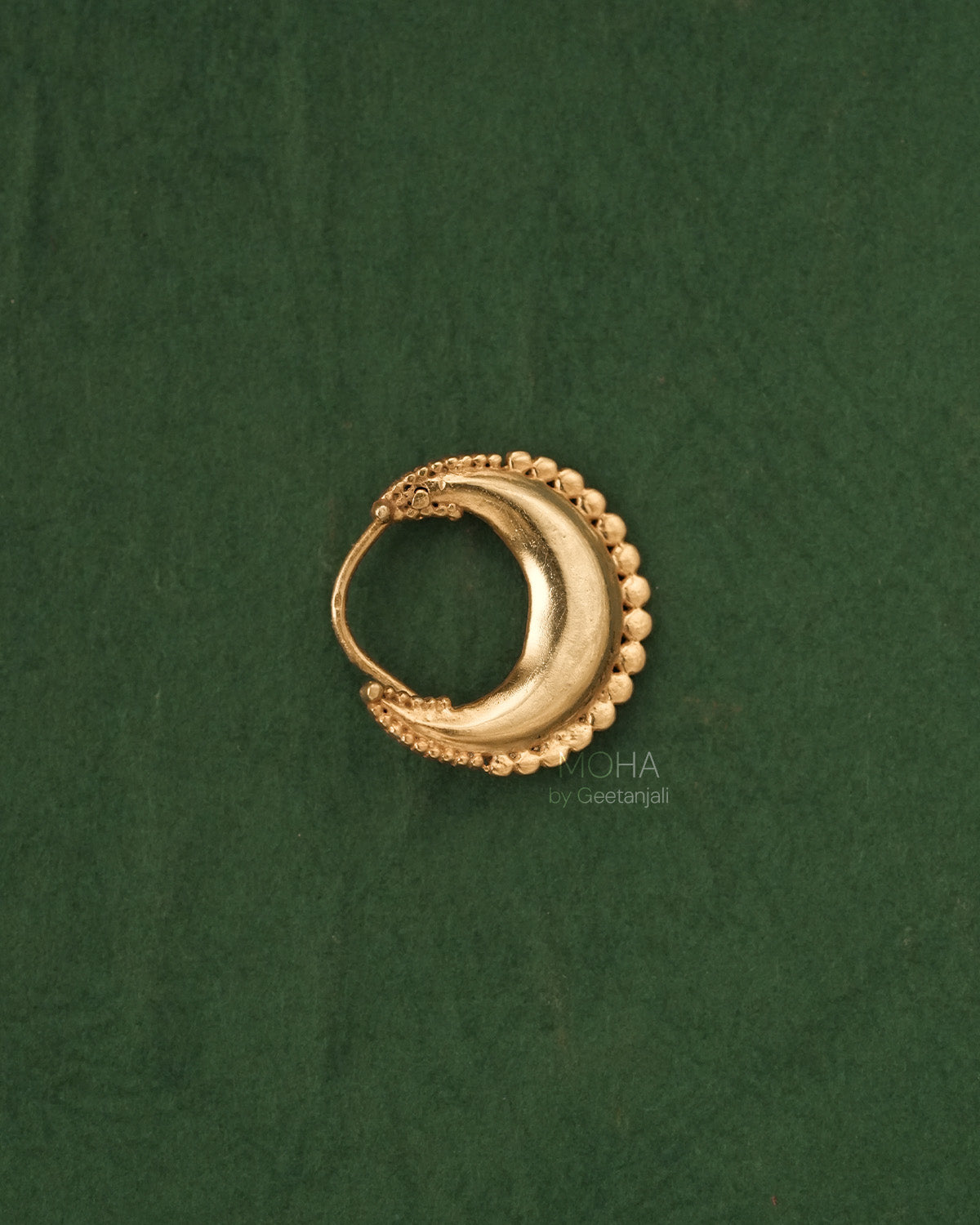 Tara Silver Nath Gold Plated (Pierced, Left) by MOHA